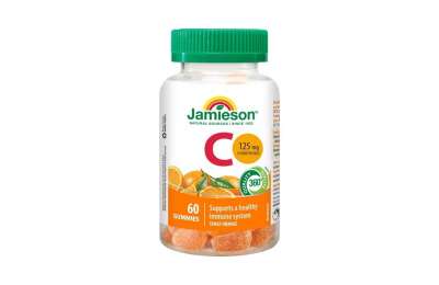 JAMIESON Vitamín C Gummies pomeranč pastilky, 60ks